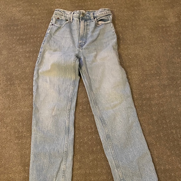 Abercrombie & Fitch Denim - Abercrombie & Fitch Light Blue Straight Leg Jeans